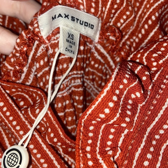 Max Studio Terracotta Jumpsuit - Picture 7 of 8